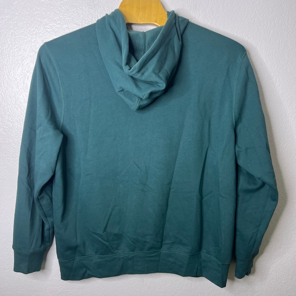 Gap Mens XXL Spell Out Full Zip Hoodie Sweatshirt Green Teal Logo - Picture 3 of 6